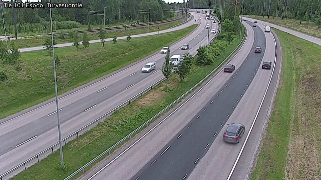 Weather Camera Image Road 101 Espoo Turvesuontie, Espoo, Uusimaa