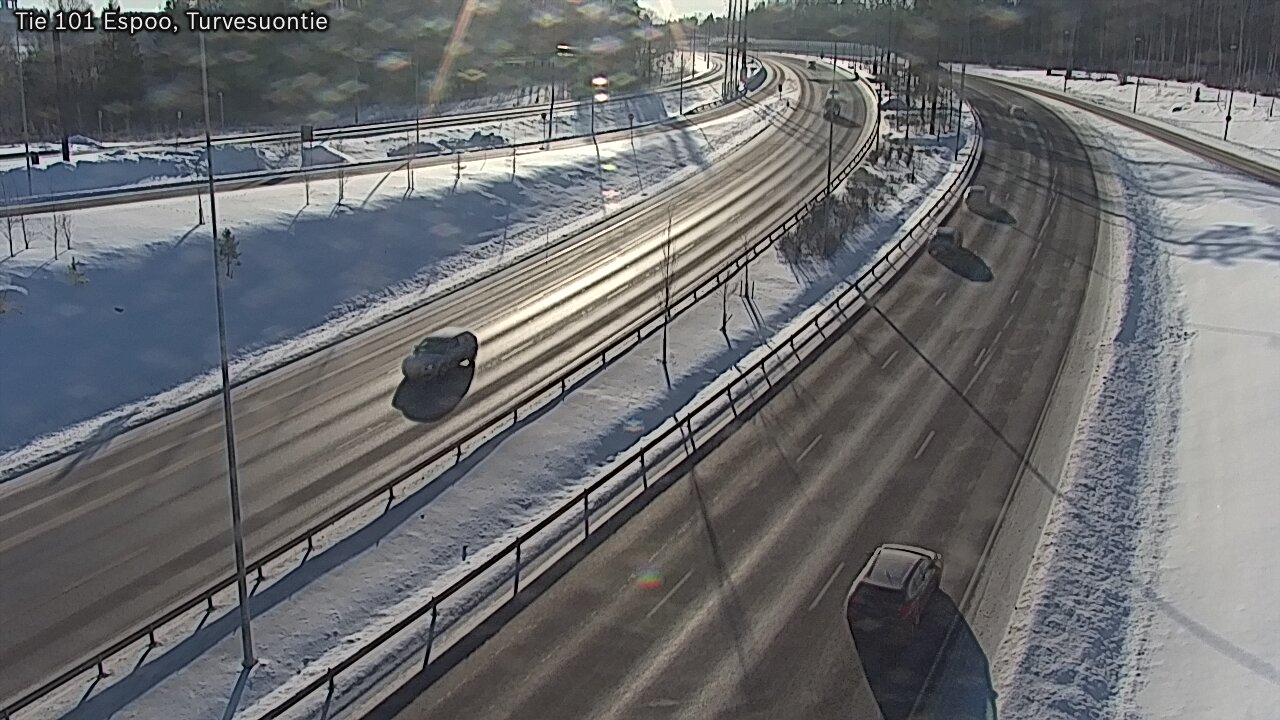 Weather Camera Image Väg 101 Esbo Torvmossvägen, Espoo, Uusimaa