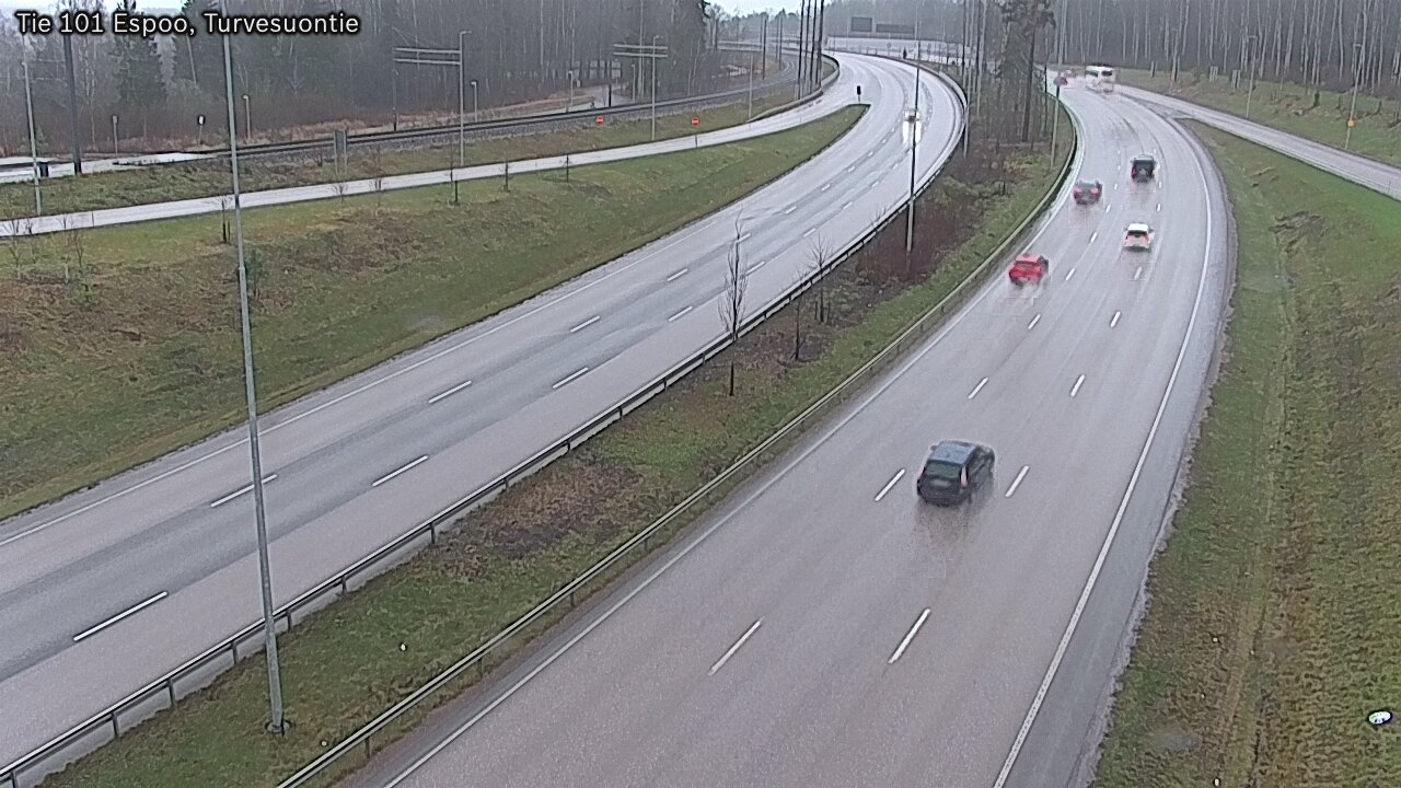 Weather Camera Image Väg 101 Esbo Torvmossvägen, Espoo, Uusimaa