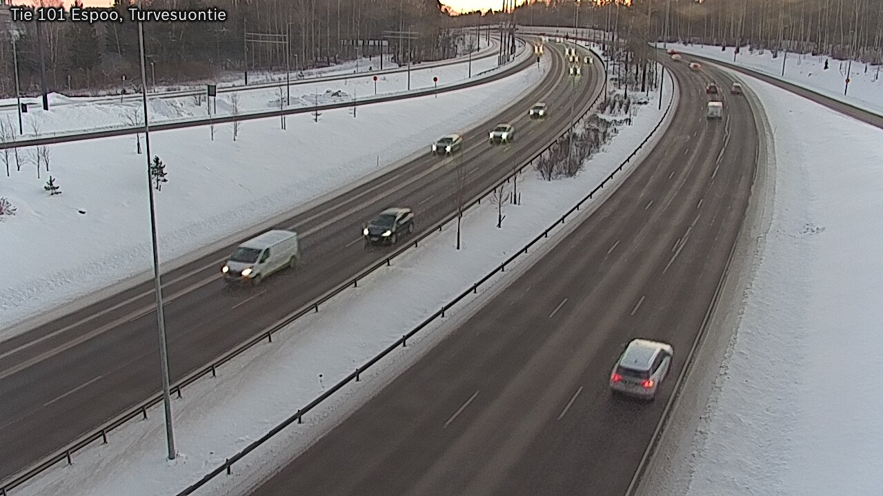 Weather Camera Image Väg 101 Esbo Torvmossvägen, Espoo, Uusimaa