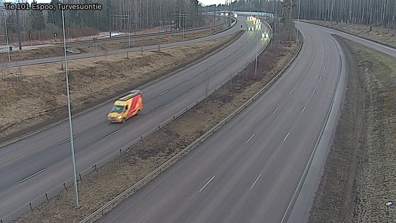 Weather Camera Image Väg 101 Esbo Torvmossvägen, Espoo, Uusimaa