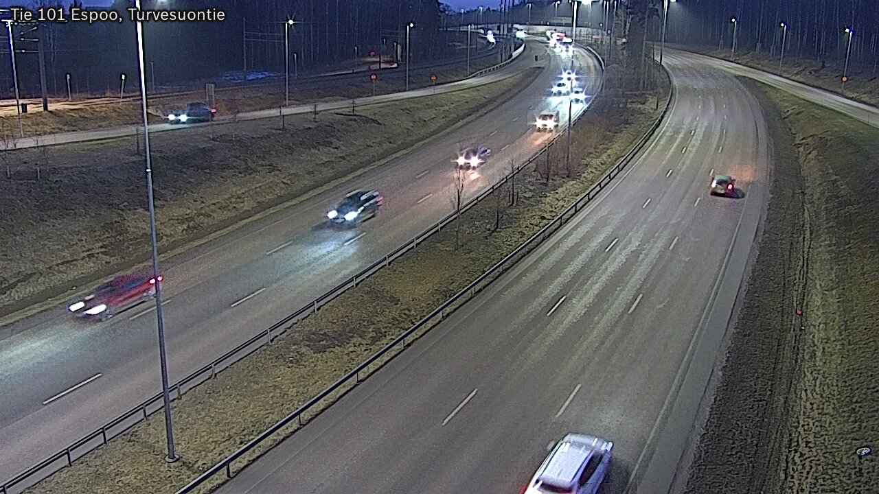 Weather Camera Image Väg 101 Esbo Torvmossvägen, Espoo, Uusimaa