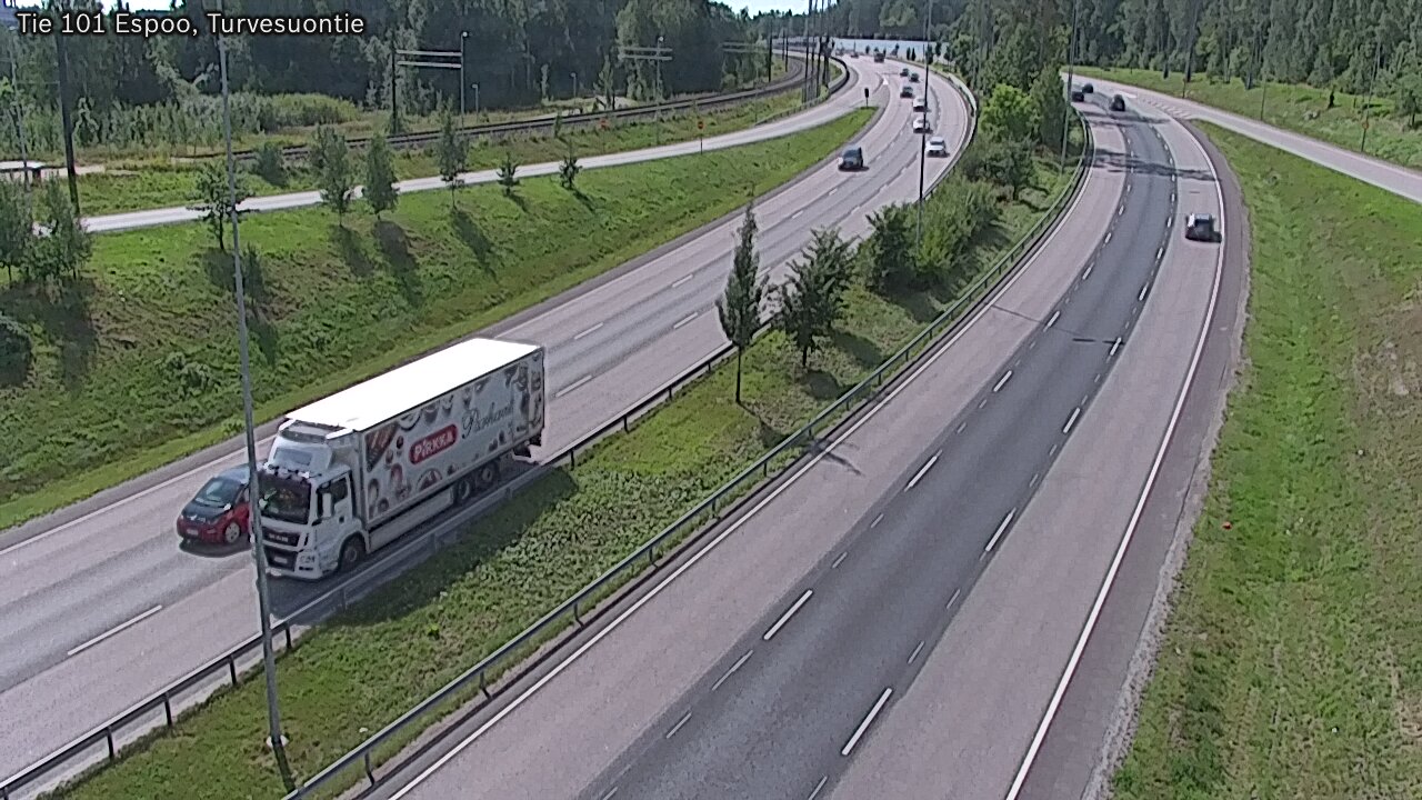 Weather Camera Image Road 101 Espoo Turvesuontie, Espoo, Uusimaa