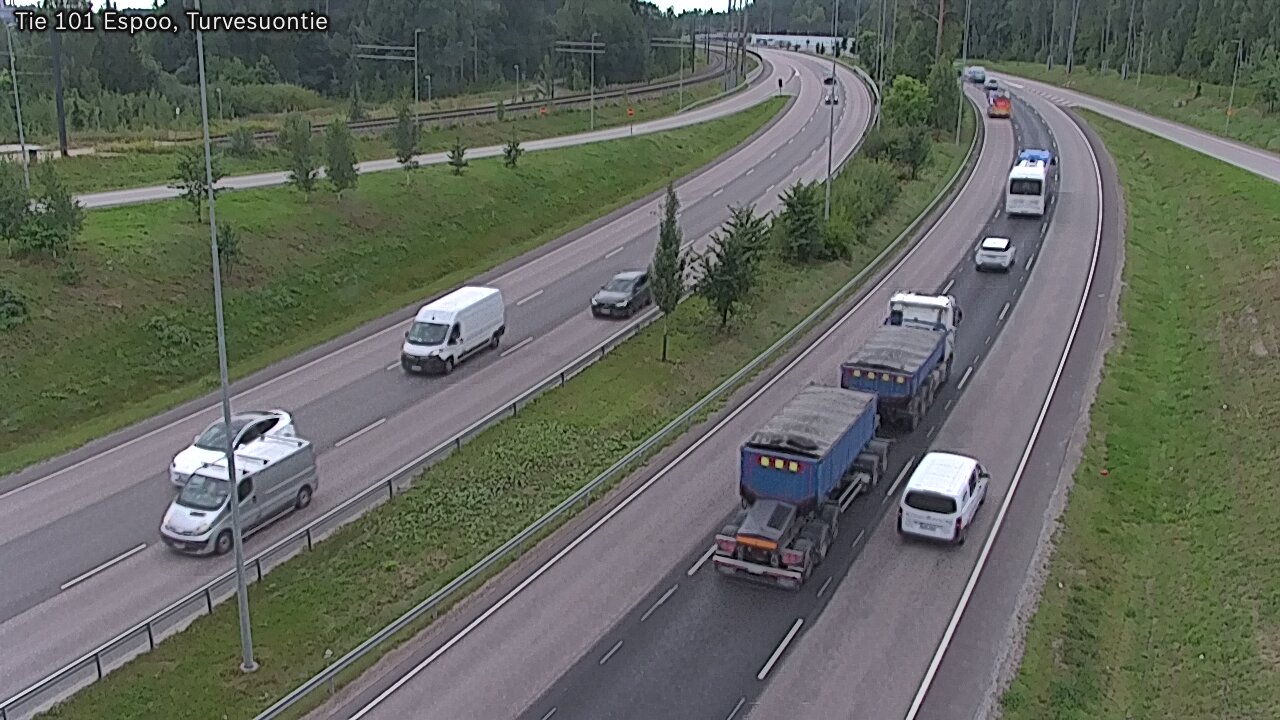 Weather Camera Image Road 101 Espoo Turvesuontie, Espoo, Uusimaa