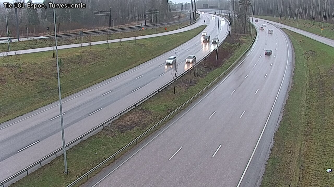 Weather Camera Image Väg 101 Esbo Torvmossvägen, Espoo, Uusimaa