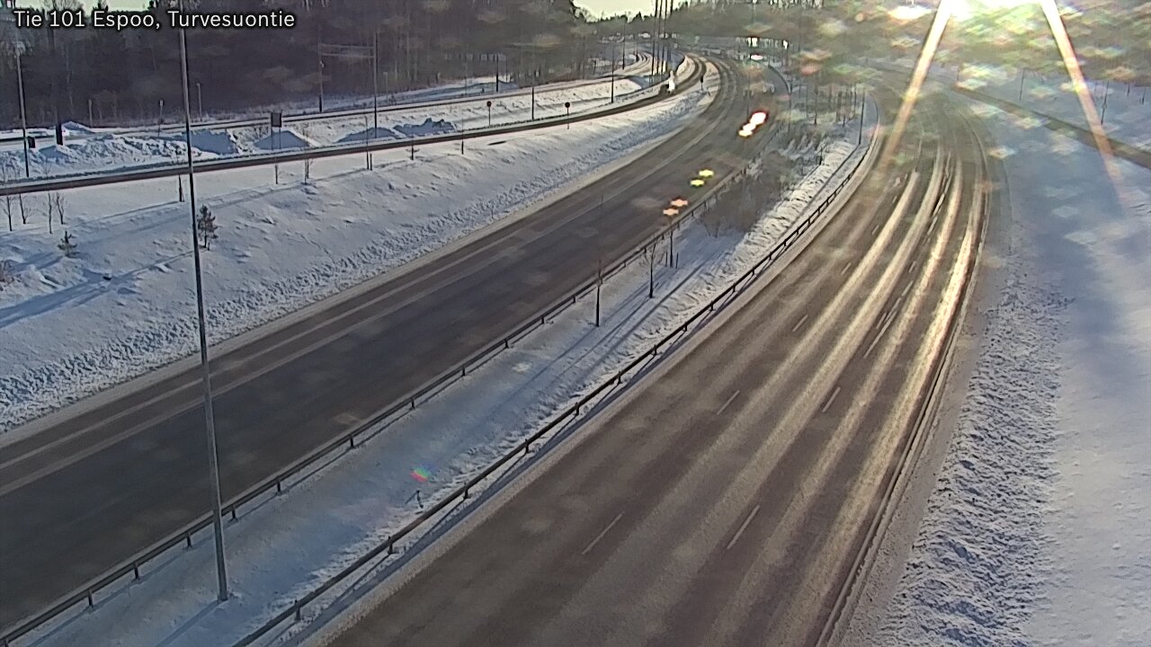 Weather Camera Image Väg 101 Esbo Torvmossvägen, Espoo, Uusimaa