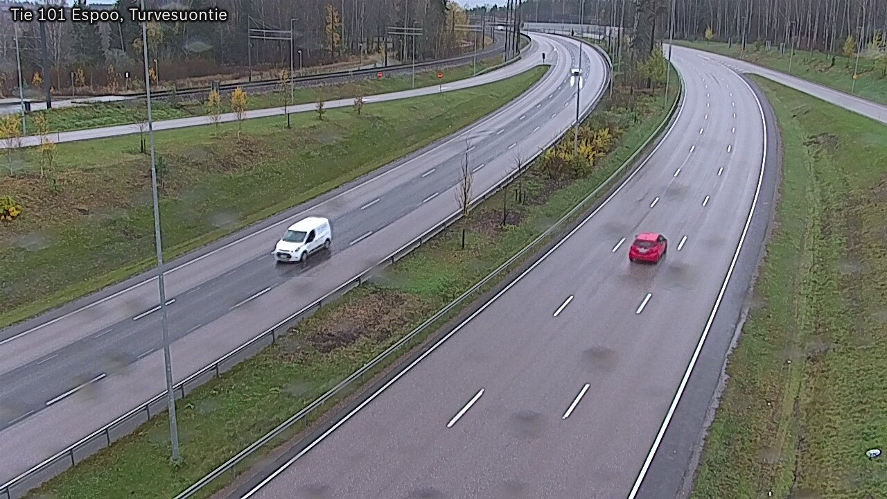 Weather Camera Image Road 101 Espoo Turvesuontie, Espoo, Uusimaa