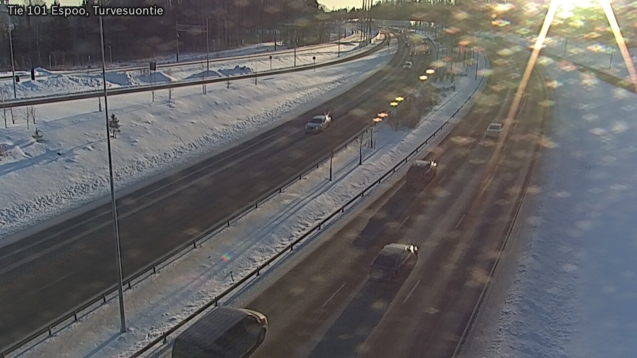 Weather Camera Image Väg 101 Esbo Torvmossvägen, Espoo, Uusimaa