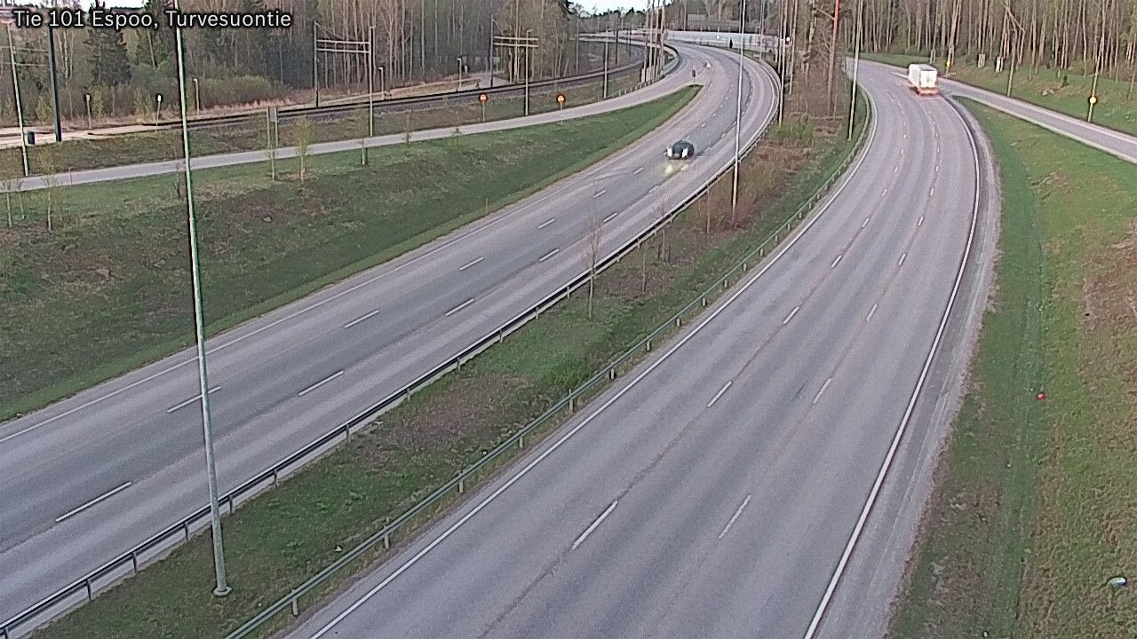 Weather Camera Image Väg 101 Esbo Torvmossvägen, Espoo, Uusimaa