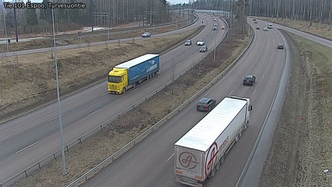 Weather Camera Image Väg 101 Esbo Torvmossvägen, Espoo, Uusimaa