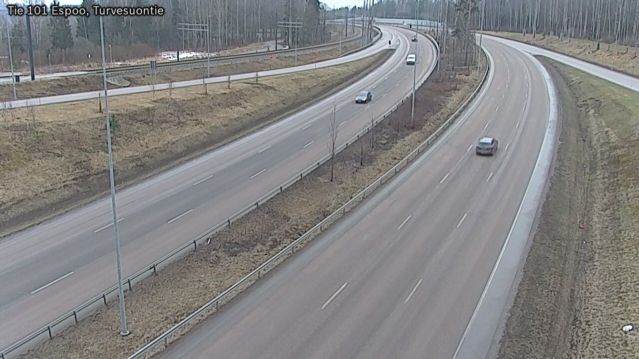 Weather Camera Image Road 101 Espoo Turvesuontie, Espoo, Uusimaa