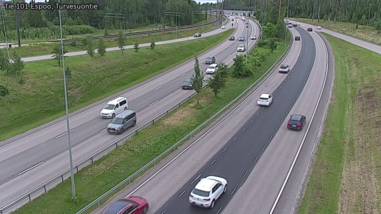 Weather Camera Image Road 101 Espoo Turvesuontie, Espoo, Uusimaa
