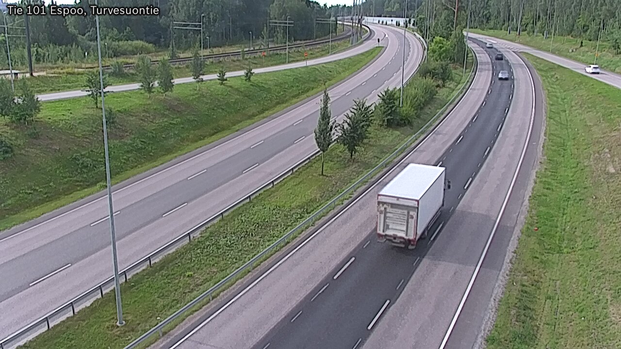 Weather Camera Image Road 101 Espoo Turvesuontie, Espoo, Uusimaa