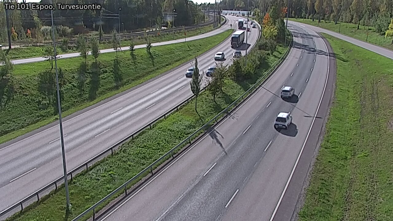Weather Camera Image Road 101 Espoo Turvesuontie, Espoo, Uusimaa