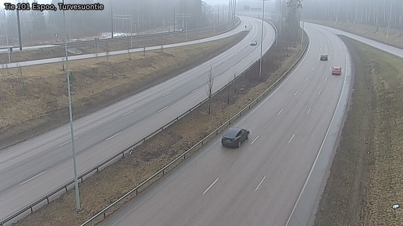 Weather Camera Image Road 101 Espoo Turvesuontie, Espoo, Uusimaa