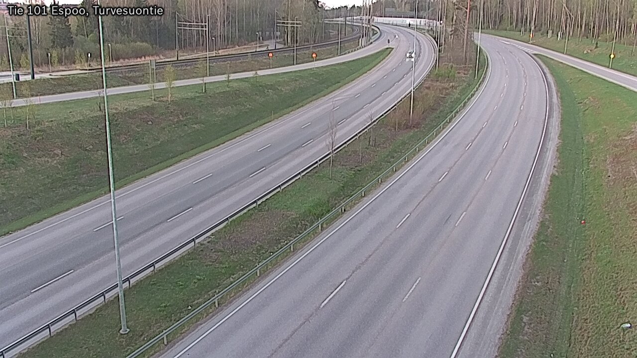 Weather Camera Image Väg 101 Esbo Torvmossvägen, Espoo, Uusimaa