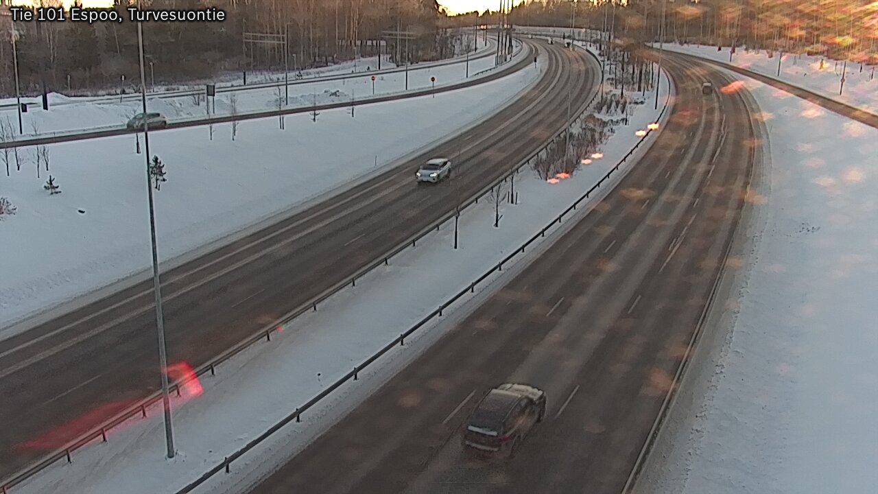 Weather Camera Image Väg 101 Esbo Torvmossvägen, Espoo, Uusimaa