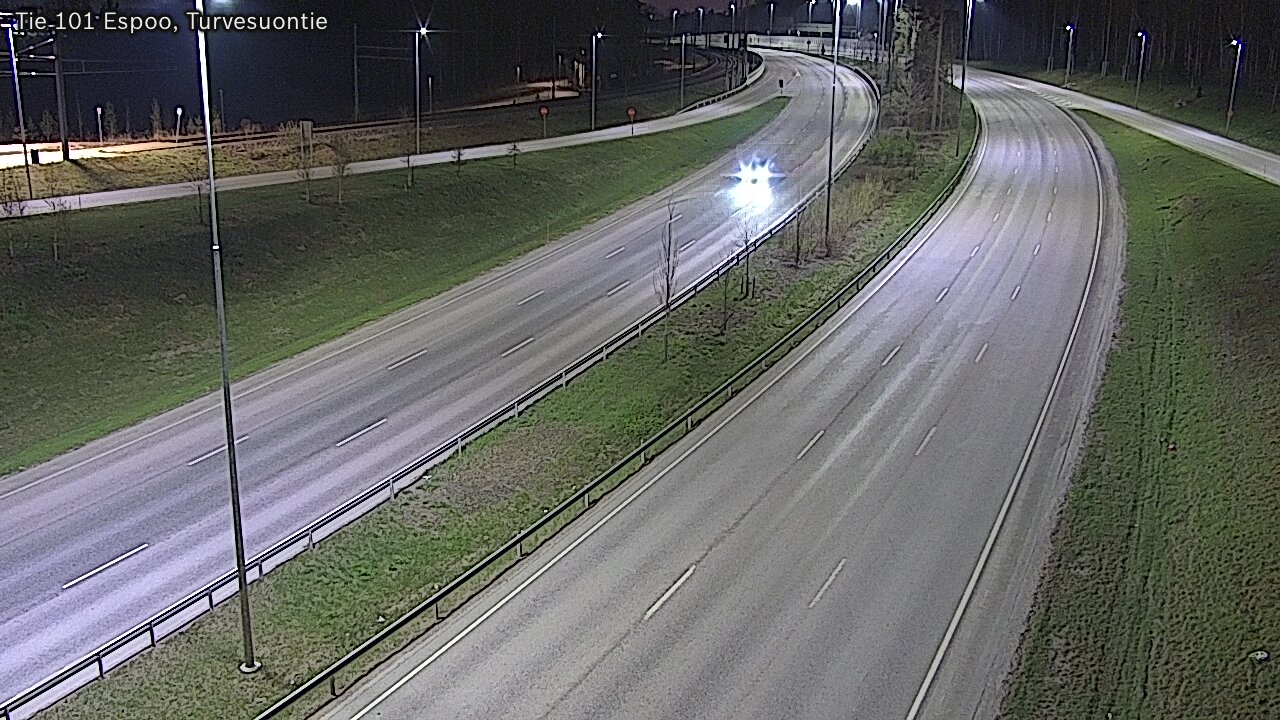 Weather Camera Image Road 101 Espoo Turvesuontie, Espoo, Uusimaa
