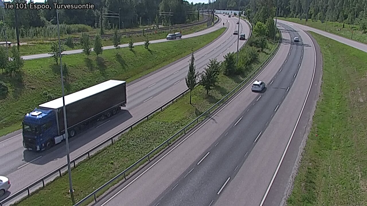 Weather Camera Image Road 101 Espoo Turvesuontie, Espoo, Uusimaa