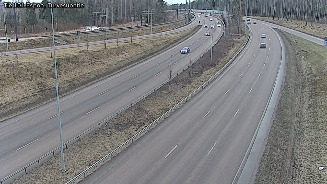 Weather Camera Image Väg 101 Esbo Torvmossvägen, Espoo, Uusimaa