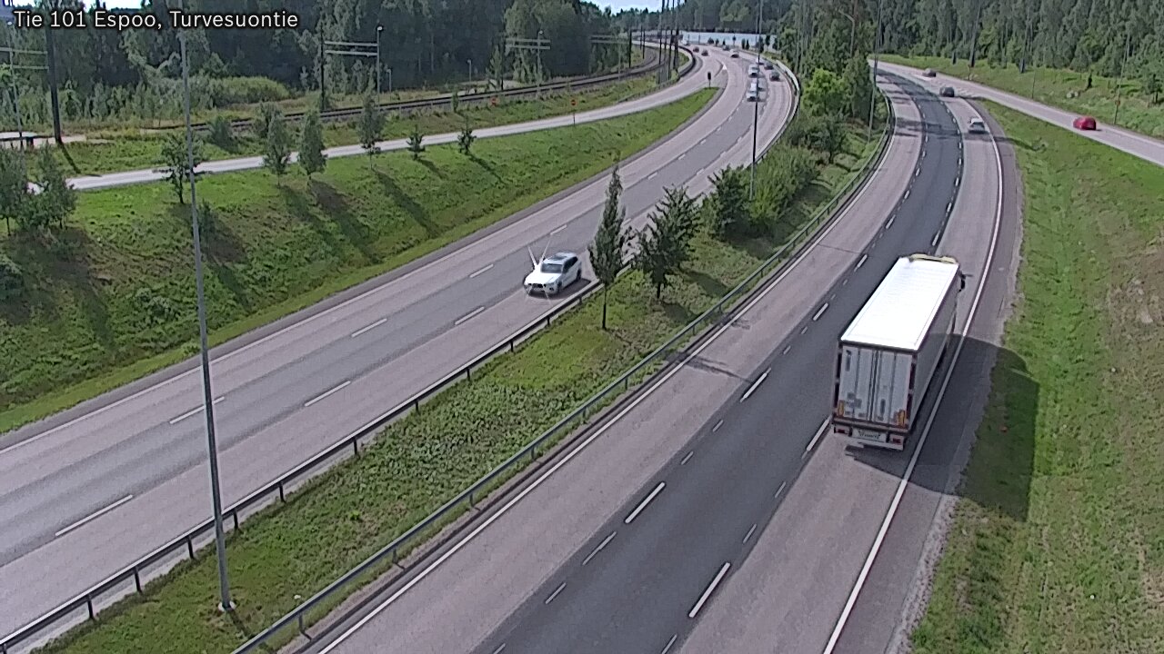 Weather Camera Image Road 101 Espoo Turvesuontie, Espoo, Uusimaa