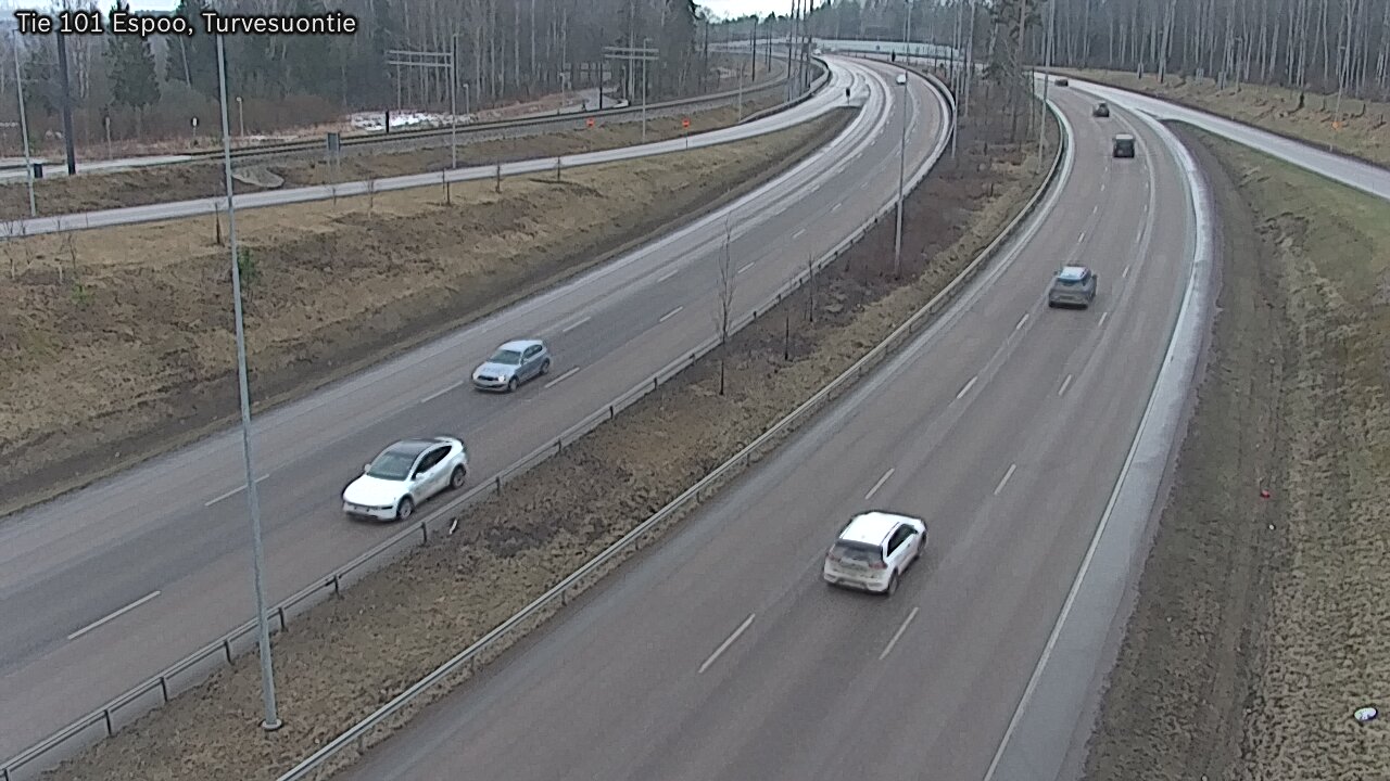 Weather Camera Image Road 101 Espoo Turvesuontie, Espoo, Uusimaa