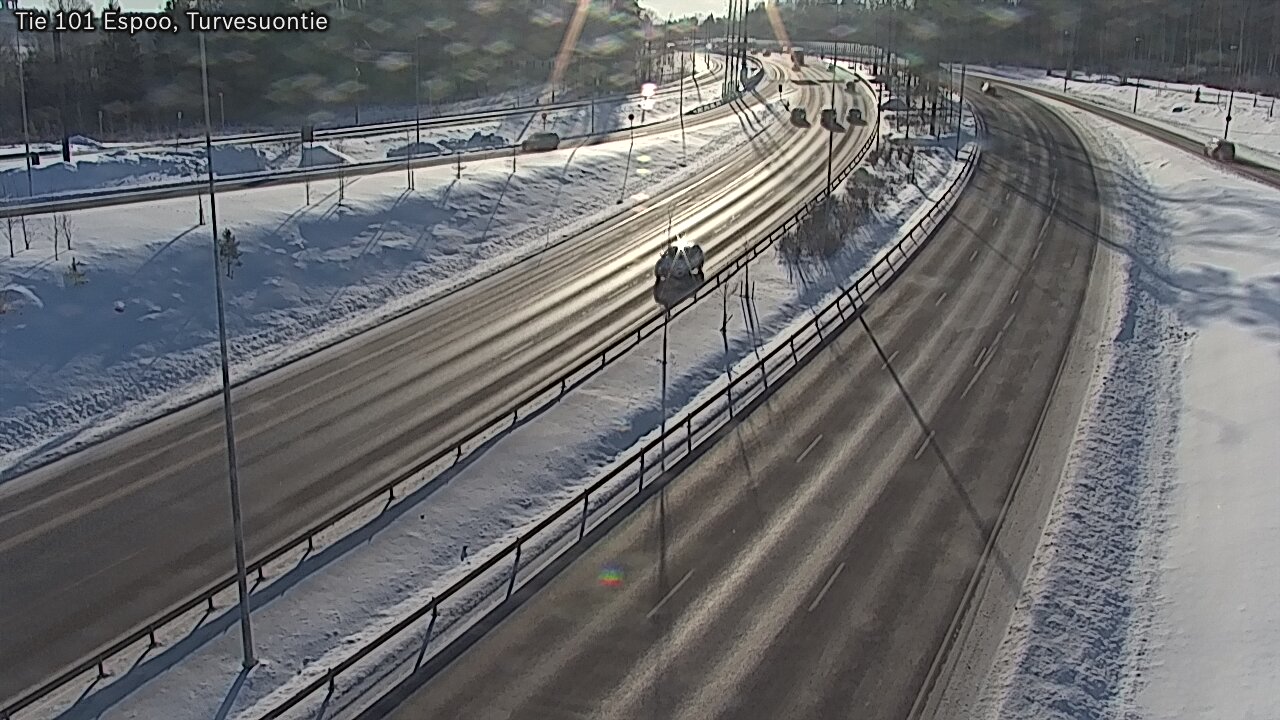 Weather Camera Image Väg 101 Esbo Torvmossvägen, Espoo, Uusimaa