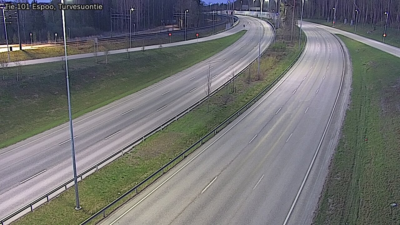Weather Camera Image Väg 101 Esbo Torvmossvägen, Espoo, Uusimaa