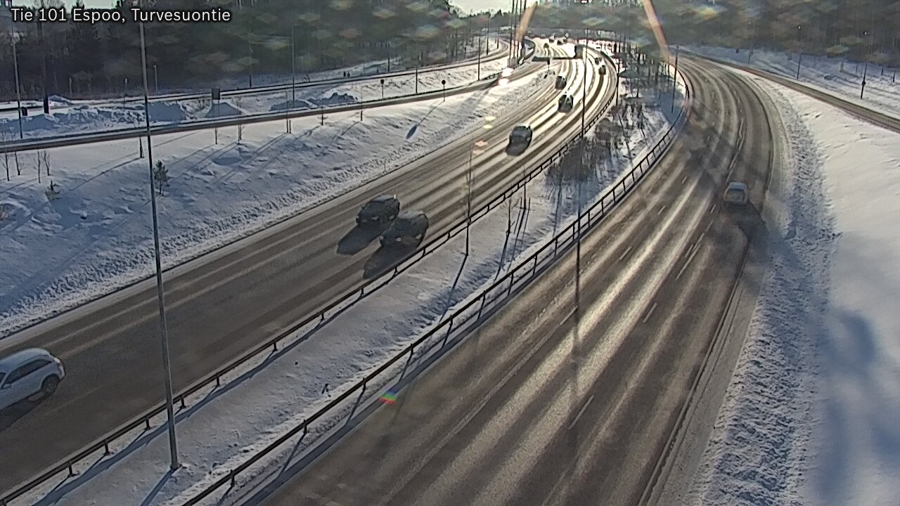 Weather Camera Image Väg 101 Esbo Torvmossvägen, Espoo, Uusimaa