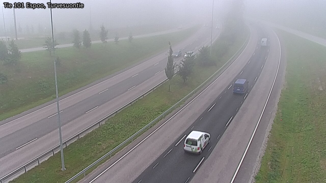 Weather Camera Image Väg 101 Esbo Torvmossvägen, Espoo, Uusimaa