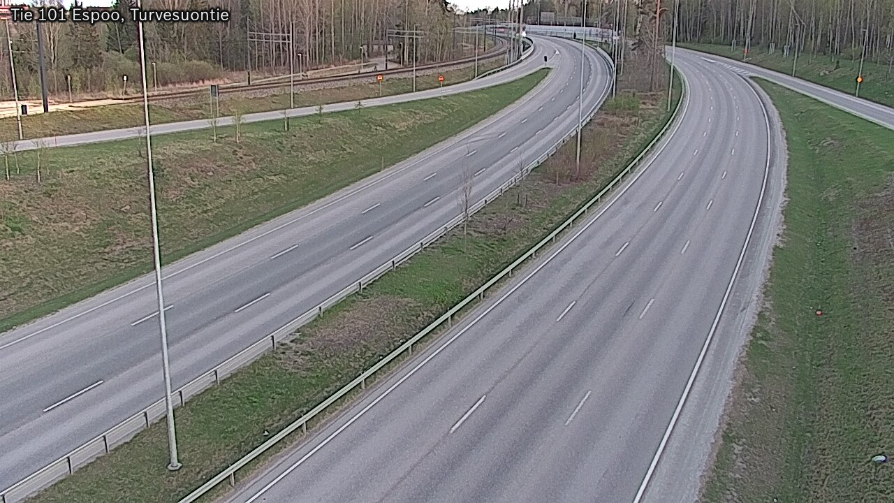 Weather Camera Image Road 101 Espoo Turvesuontie, Espoo, Uusimaa