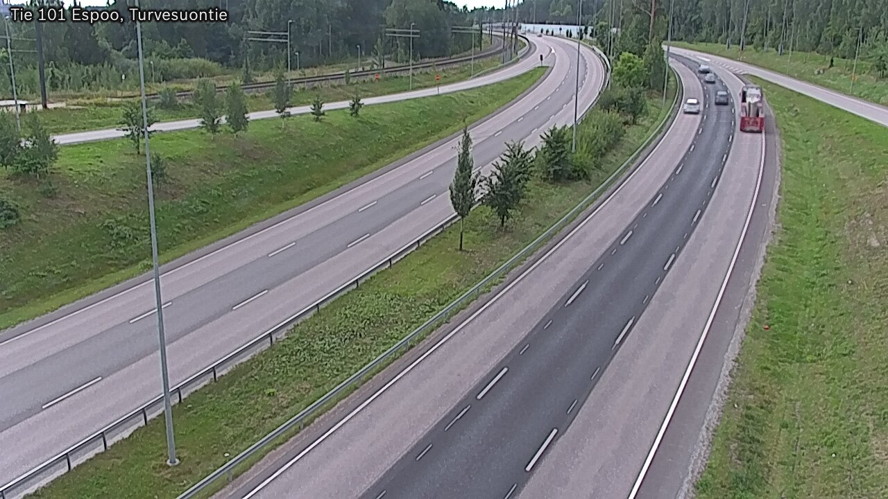 Weather Camera Image Road 101 Espoo Turvesuontie, Espoo, Uusimaa