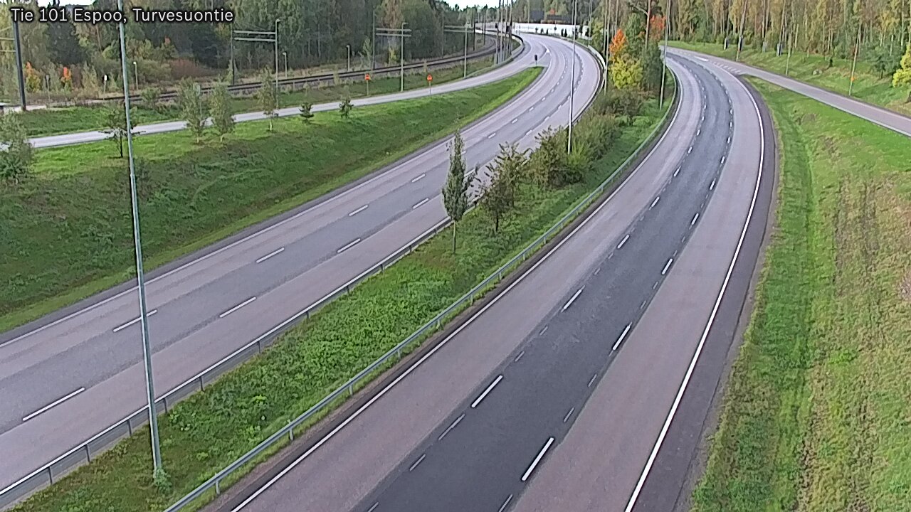 Weather Camera Image Road 101 Espoo Turvesuontie, Espoo, Uusimaa