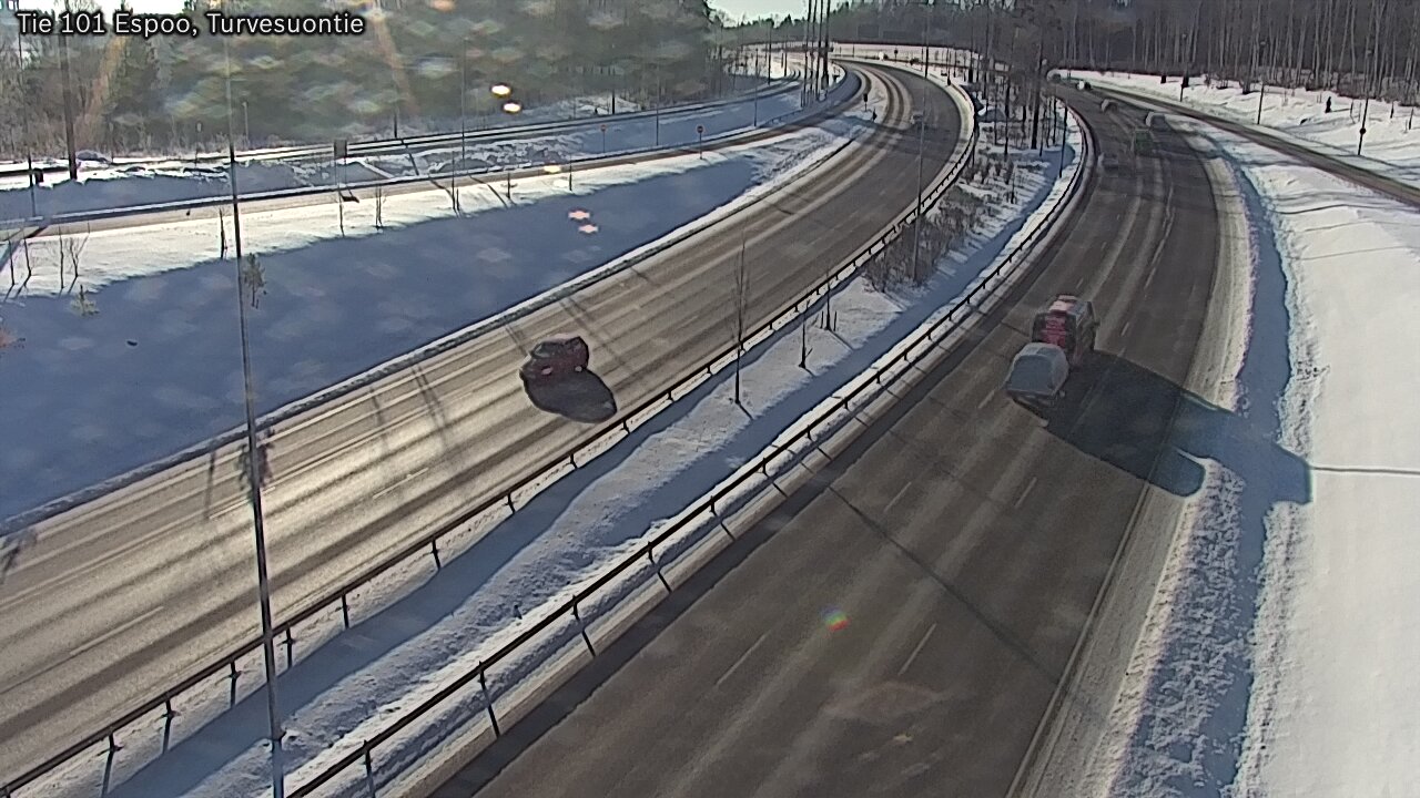Weather Camera Image Road 101 Espoo Turvesuontie, Espoo, Uusimaa