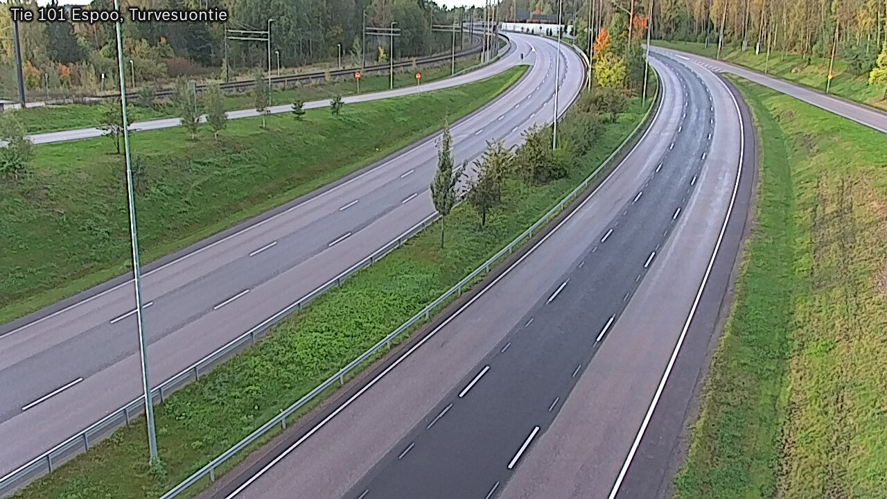 Weather Camera Image Road 101 Espoo Turvesuontie, Espoo, Uusimaa