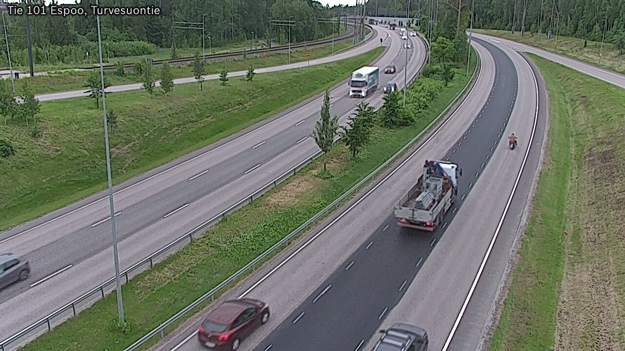 Weather Camera Image Road 101 Espoo Turvesuontie, Espoo, Uusimaa