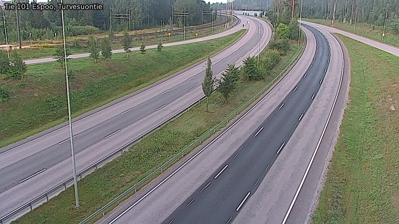 Weather Camera Image Road 101 Espoo Turvesuontie, Espoo, Uusimaa