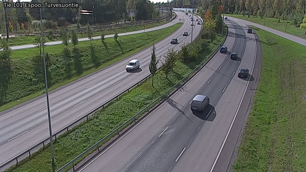 Weather Camera Image Road 101 Espoo Turvesuontie, Espoo, Uusimaa