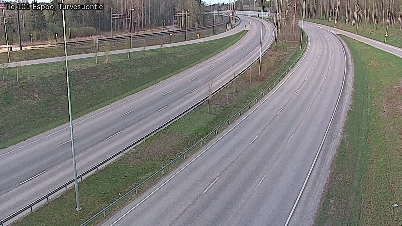 Weather Camera Image Väg 101 Esbo Torvmossvägen, Espoo, Uusimaa