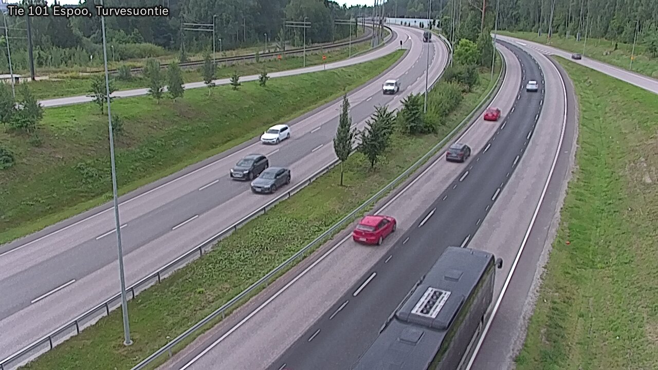 Weather Camera Image Road 101 Espoo Turvesuontie, Espoo, Uusimaa