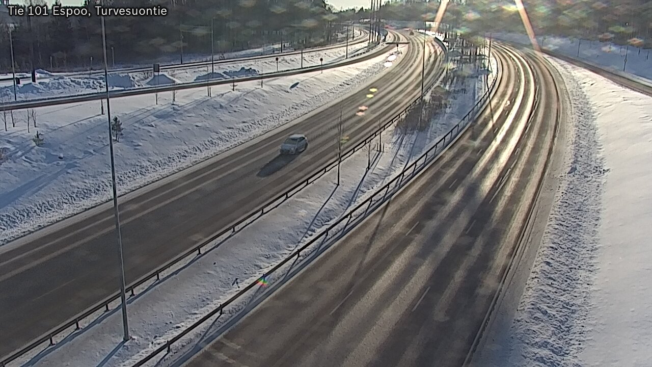 Weather Camera Image Väg 101 Esbo Torvmossvägen, Espoo, Uusimaa