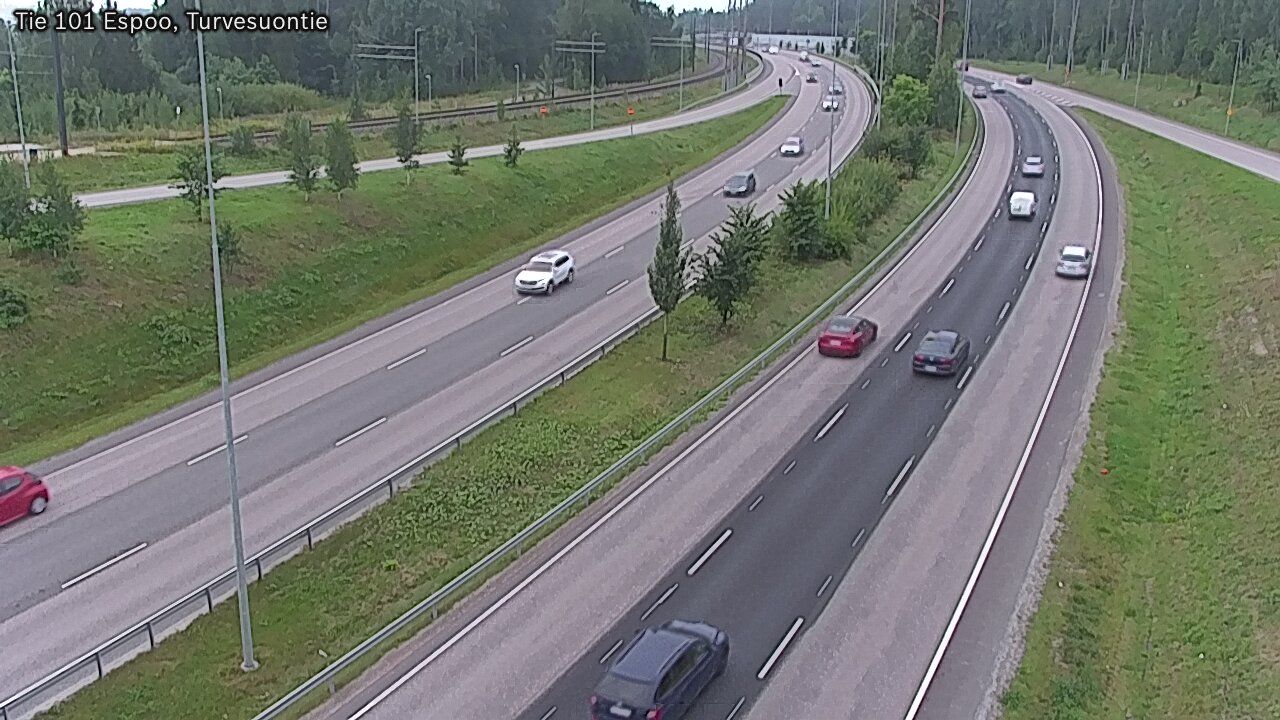 Weather Camera Image Road 101 Espoo Turvesuontie, Espoo, Uusimaa
