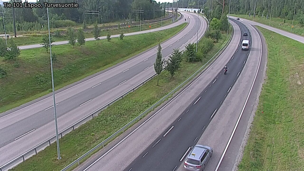 Weather Camera Image Road 101 Espoo Turvesuontie, Espoo, Uusimaa