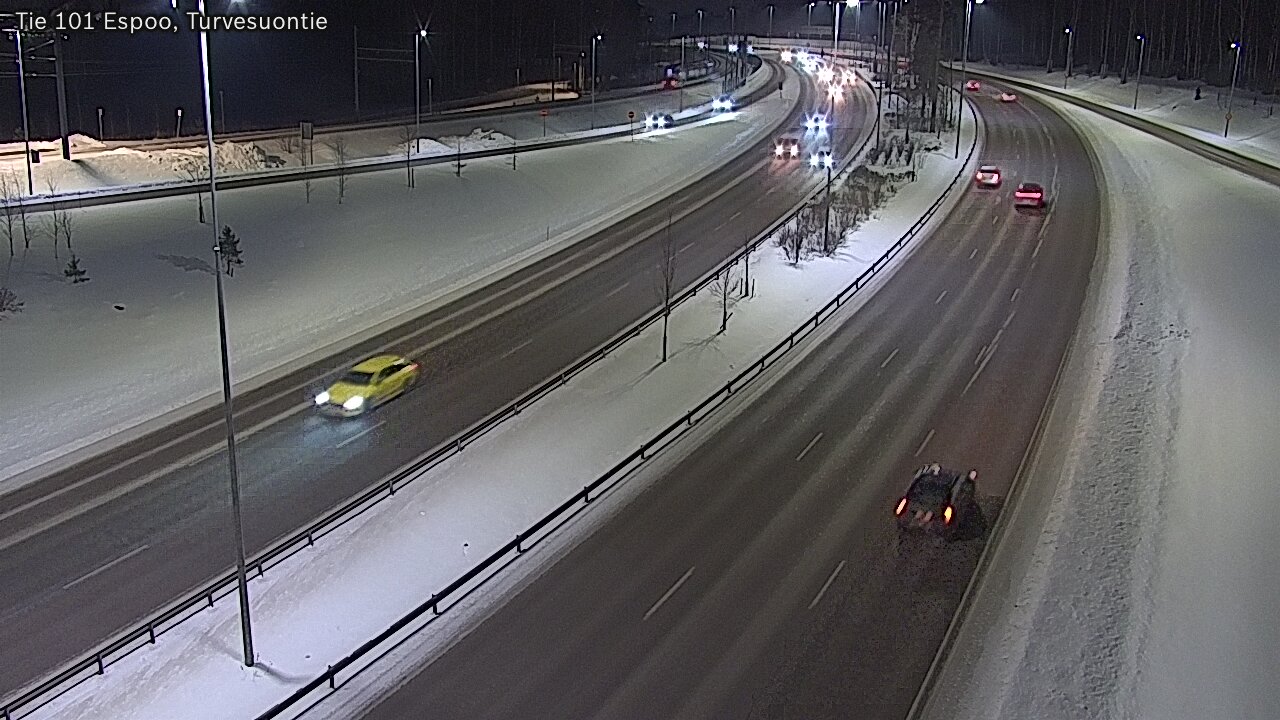 Weather Camera Image Väg 101 Esbo Torvmossvägen, Espoo, Uusimaa