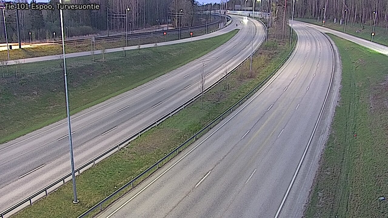 Weather Camera Image Väg 101 Esbo Torvmossvägen, Espoo, Uusimaa