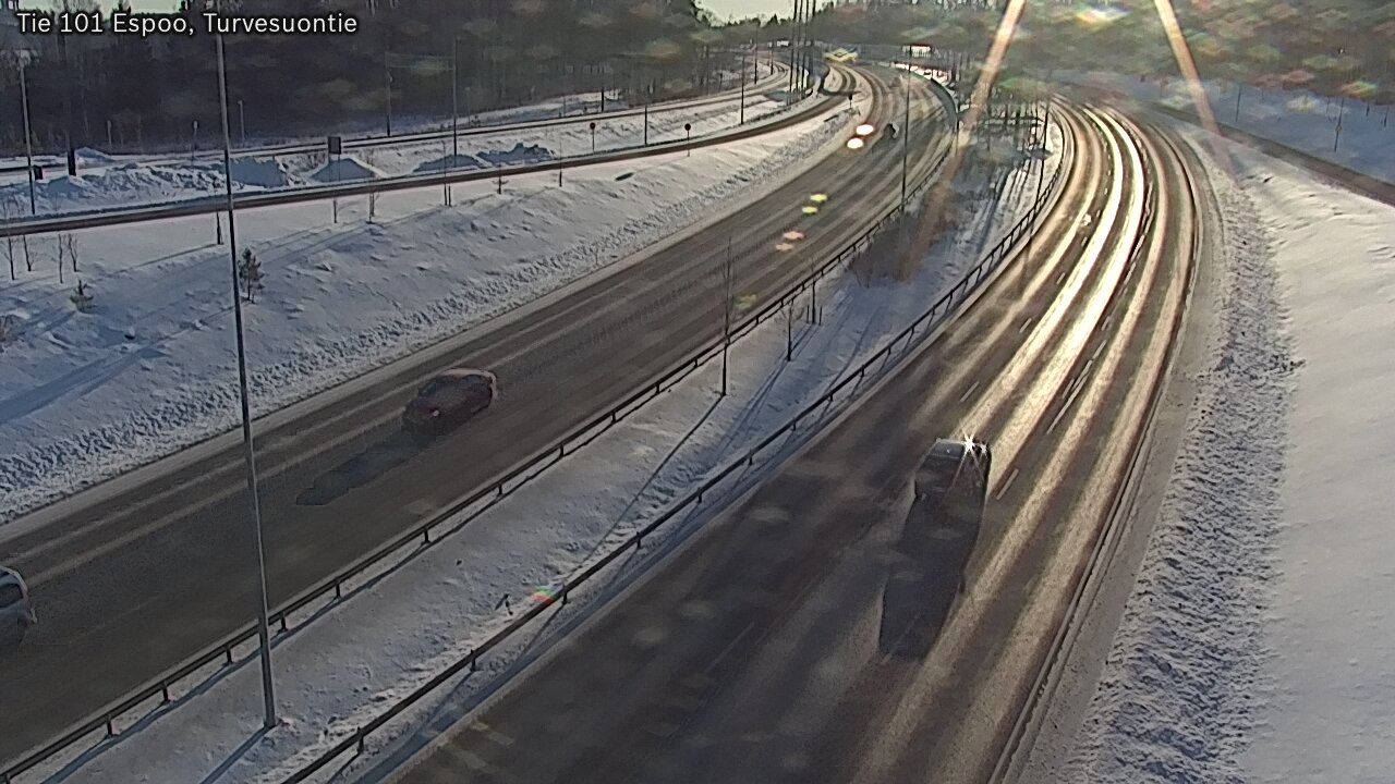 Weather Camera Image Väg 101 Esbo Torvmossvägen, Espoo, Uusimaa