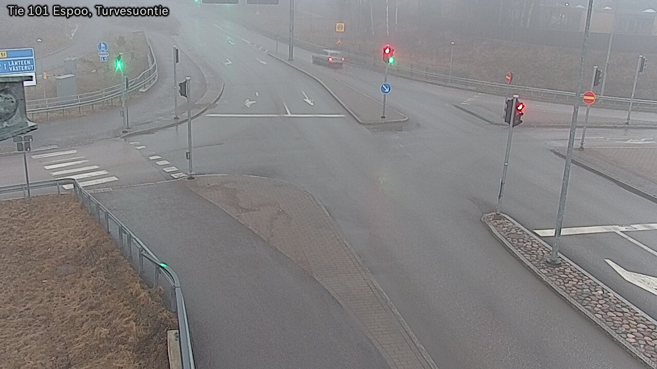 Weather Camera Image Väg 101 Esbo Torvmossvägen, Espoo, Uusimaa