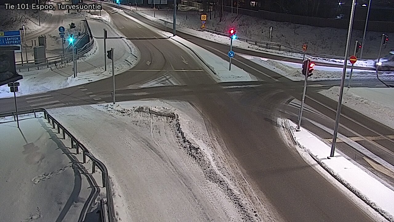 Weather Camera Image Road 101 Espoo Turvesuontie, Espoo, Uusimaa