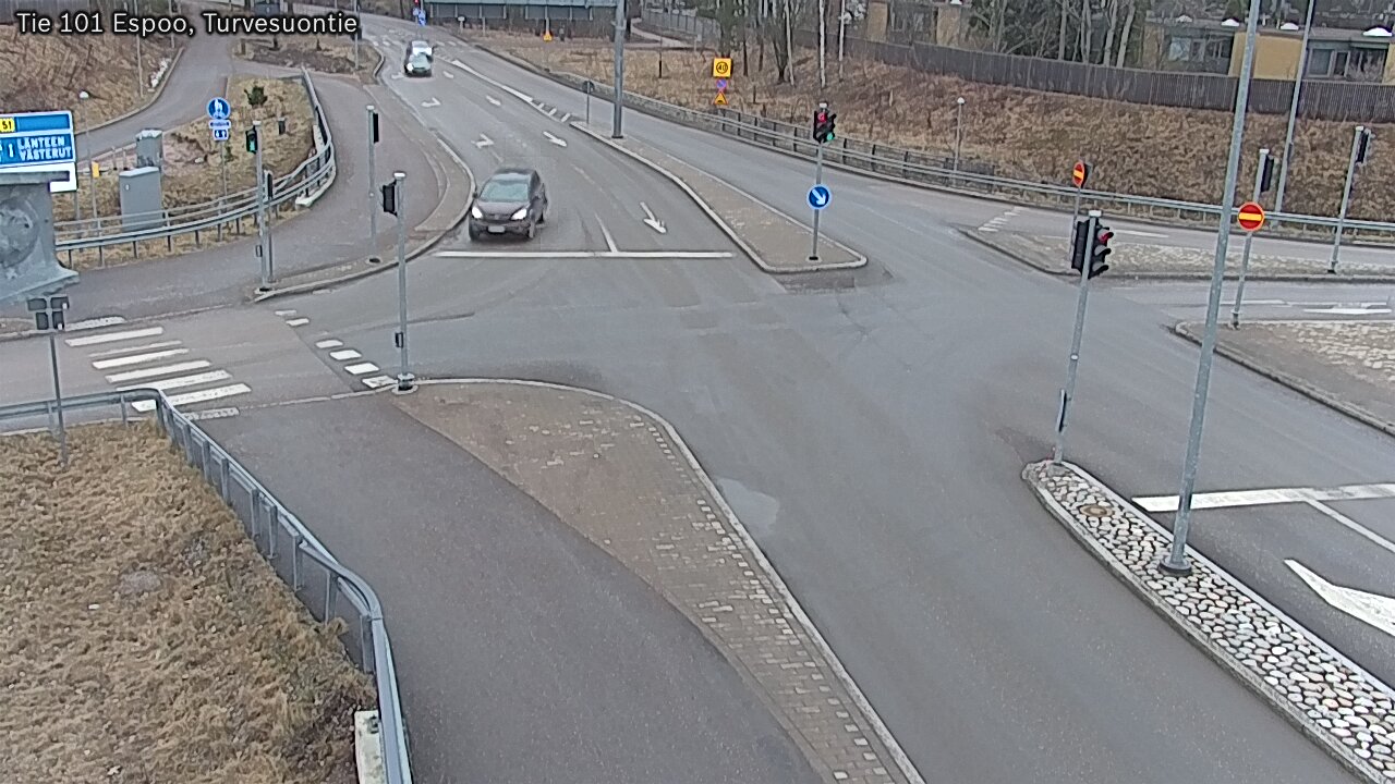 Weather Camera Image Väg 101 Esbo Torvmossvägen, Espoo, Uusimaa