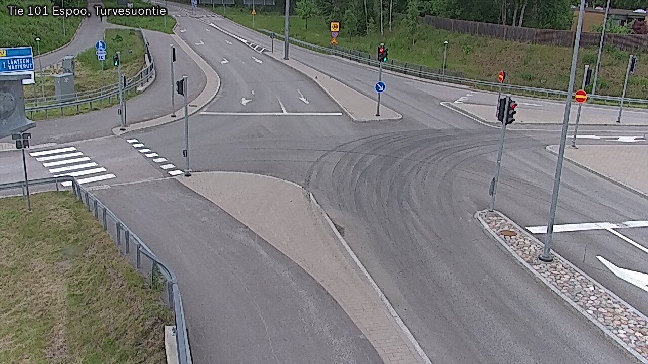Weather Camera Image Road 101 Espoo Turvesuontie, Espoo, Uusimaa